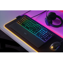 Klaviatūra - SteelSeries Apex 3 RGB, 10-Zonų RGB Apšvietimas, IP32 Vandeniui Atspari, Juoda Klaviatūra - SteelSeries Apex 3 RGB, 10-Zonų RGB Apšvietimas, IP32 Vandeniui Atspari, Juoda