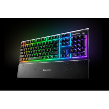 Klaviatūra - SteelSeries Apex 3 RGB, 10-Zonų RGB Apšvietimas, IP32 Vandeniui Atspari, Juoda Klaviatūra - SteelSeries Apex 3 RGB, 10-Zonų RGB Apšvietimas, IP32 Vandeniui Atspari, Juoda