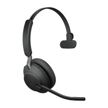Belaidės ausinės - Jabra Evolve2 65 Mono UC, Bluetooth, 37 val. Veikimas, Juoda