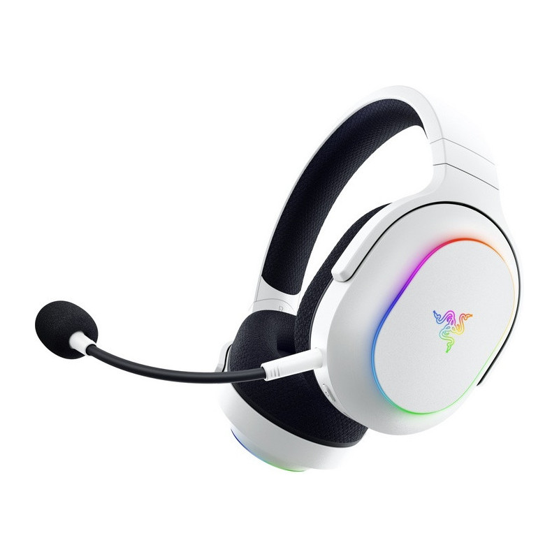 Audio įranga - Razer Barracuda X Chroma Belaidės Ausinės, 6 Zonų Ausinių Apšvietimas, 285 g, Balta