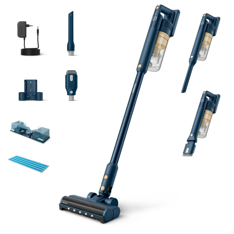Siurblys - Philips 5000 Serija Belaidis Laikinas Siurblys XC5043 / 01, Iki 60 Min. Veikimo Laikas, Sausas / Drėgnas Valy