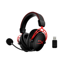 Belaidė Ausinė - HyperX Cloud Alpha 2.4GHz Belaidė, Ilgas Akumuliatoriaus Tarnavimo Laikas, 322 g - Raudona