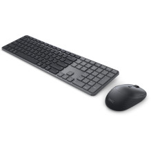 Klaviatūrų ir pelių rinkinys - Dell Pro 7 Slim KM726, Pilno Dydžio, Bevielis, Juodas Klaviatūrų ir pelių rinkinys - Dell Pro 7 Slim KM726, Pilno Dydžio, Bevielis, Juodas