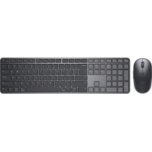 Klaviatūrų ir pelių rinkinys - Dell Pro 7 Slim KM726, Pilno Dydžio, Bevielis, Juodas Klaviatūrų ir pelių rinkinys - Dell Pro 7 Slim KM726, Pilno Dydžio, Bevielis, Juodas