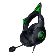 Garso Įranga - Razer Kraken Kitty V2 Ausinės, Razer HyperClear Mikrofonas, Srauto Reaktyvi Apšvietimas, Juoda