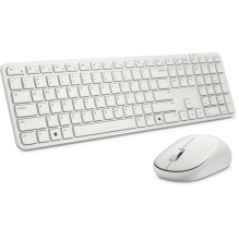 Klaviatūros ir Pelės Rinkinys - Dell Pro 5 KM526 Belaidė QWERTY Išdėstymas su Skaitmeniniu Klaviatūra - Šviesiai Pilka