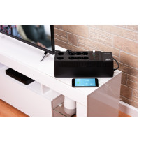 Nepertraukiamo maitinimo šaltinis (UPS) - APC Back-UPS 650VA 400W 8 AC Išėjimai USB Juodas