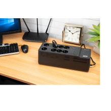 Nepertraukiamo maitinimo šaltinis (UPS) - APC Back-UPS 650VA 400W 8 AC Išėjimai USB Juodas