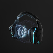 Garso Įranga - Logitech G935 Belaidis Žaidimų Ausinės 12H Baterijos Gyvenimas 2.4 GHz Juoda