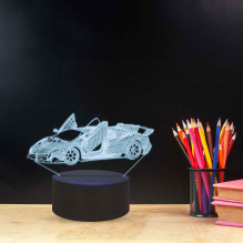 Manta SNL64RGB LED lamp Light decoration Car 3D RGB Manta SNL64RGB LED lamp Light decoration Car 3D RGB