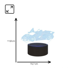 Manta SNL64RGB LED lamp Light decoration Car 3D RGB Manta SNL64RGB LED lamp Light decoration Car 3D RGB