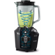 Blender - Philips 3000 Series HR2291 / 01 ProBlend Crush Tech 600 W 2 L Black