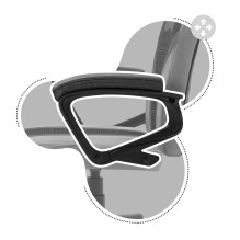 Žaidimų Kėdė - Huzaro HZ-Ranger 1.0 Pilka Tinklinė