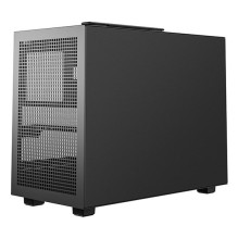 Computer Case - DEEPCOOL CH160 PLUS SFF Micro ATX Mini-ITX Tempered Glass Black