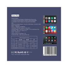 CARLINKIT Adapter Wireless TBOX-Plus 4GB+64GB Apple Carplay / Android Auto blue