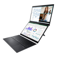 ASUS Zenbook Duo UX8406CA-QL121W Ultra 7 255H 2x14.0" OLED FHD lietimui jautrus ekranas, 60Hz, 400 nitų, 32GB LPDDR