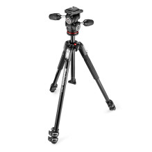 Tripod - Manfrotto MT190X3 MH804-3W 3-section legs, adjustable head