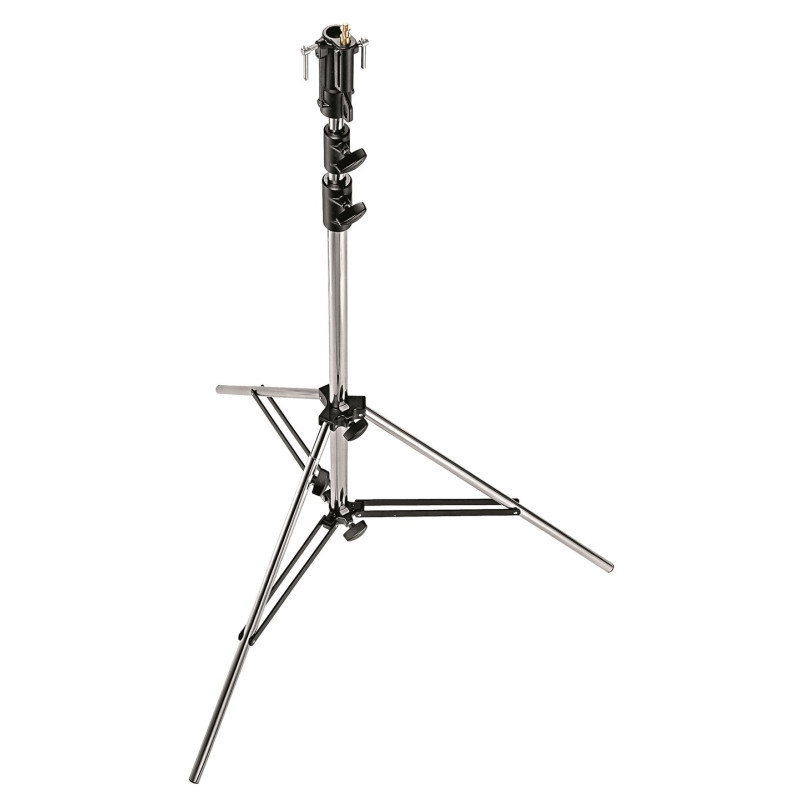 Tripod - Manfrotto Tripod 007 Steel Chrome Adjustable Height
