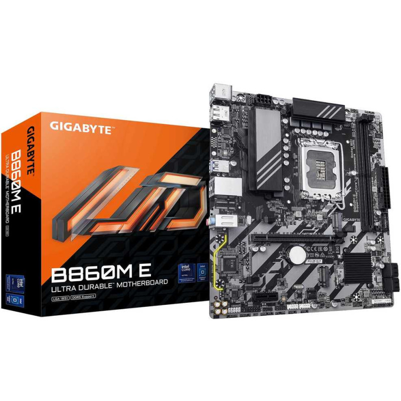Gigabyte B860M E Processor Socket Socket LGA1851 Chipset Type Intel B860 Supported RAM Technology DDR5 4719331868260