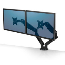 Fellowes Ergonomics arm for 2 monitors - Platinum series black