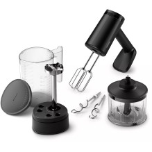 Philips Series 5000 hand mixer HR3781 / 20 3-in-1 5 Speed Settings 500W Black