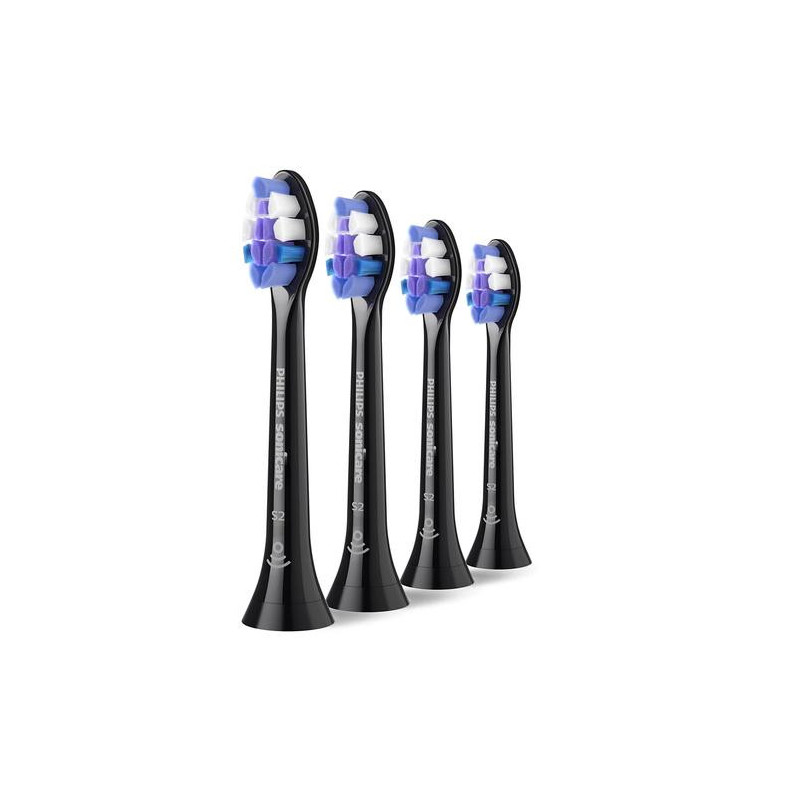 Sonicare S2 Sensitive zobu birstes uzgalis 4 gab melns HX6054 / 88