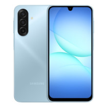 „Samsung Galaxy A17“ 17 cm (6,7 colio) hibridinis dviejų SIM kortelių 4G USB C tipo 4 GB 128 GB 5000 mAh šviesiai mėlyna
