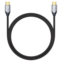 Cable HDMI 2.1 Forcell Cafule 8K 60Hz / 4K 120Hz - Ultra High Speed, HDR, eARC, VRR, 48Gbps 1 m black Cable HDMI 2.1 Forcell Cafule 8K 60Hz / 4K 120Hz - Ultra High Speed, HDR, eARC, VRR, 48Gbps 1 m black