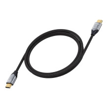 Cable HDMI 2.1 Forcell Cafule 8K 60Hz / 4K 120Hz - Ultra High Speed, HDR, eARC, VRR, 48Gbps 1 m black Cable HDMI 2.1 Forcell Cafule 8K 60Hz / 4K 120Hz - Ultra High Speed, HDR, eARC, VRR, 48Gbps 1 m black