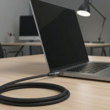 Cable HDMI 2.1 Forcell Cafule 8K 60Hz / 4K 120Hz - Ultra High Speed, HDR, eARC, VRR, 48Gbps 1 m black Cable HDMI 2.1 Forcell Cafule 8K 60Hz / 4K 120Hz - Ultra High Speed, HDR, eARC, VRR, 48Gbps 1 m black
