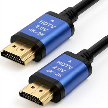 Cable HDMI 2.0 Blue Star 4K 120Hz - High Speed, HDR, ARC, Ethernet, AWM, 18Gbps 1,5 m black Cable HDMI 2.0 Blue Star 4K 120Hz - High Speed, HDR, ARC, Ethernet, AWM, 18Gbps 1,5 m black