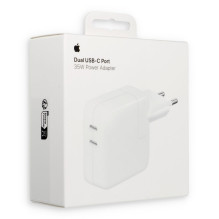 Original charger Apple MW2K3ZM / A with 2x Typ sockets C 35W white blister