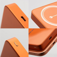 Powerbank compatible with MagSafe Forcell F-Energy SuperSlim F10K8 QC4.0 PD3.0 15W 10000 mAh orange Powerbank compatible with MagSafe Forcell F-Energy SuperSlim F10K8 QC4.0 PD3.0 15W 10000 mAh orange