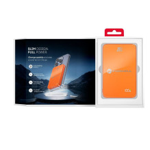 Powerbank compatible with MagSafe Forcell F-Energy SuperSlim F10K8 QC4.0 PD3.0 15W 10000 mAh orange Powerbank compatible with MagSafe Forcell F-Energy SuperSlim F10K8 QC4.0 PD3.0 15W 10000 mAh orange