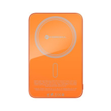 Powerbank compatible with MagSafe Forcell F-Energy SuperSlim F5K8 QC4.0 PD3.0 15W 5000 mAh orange