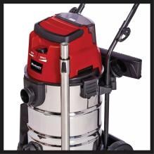 Dulkių Siurblys - Einhell TE-VC 36 / 30 Li S-Solo 30L Būgninis Drėgnas&amp;Dry Dulkių Siurblys Juodas / Raudonas