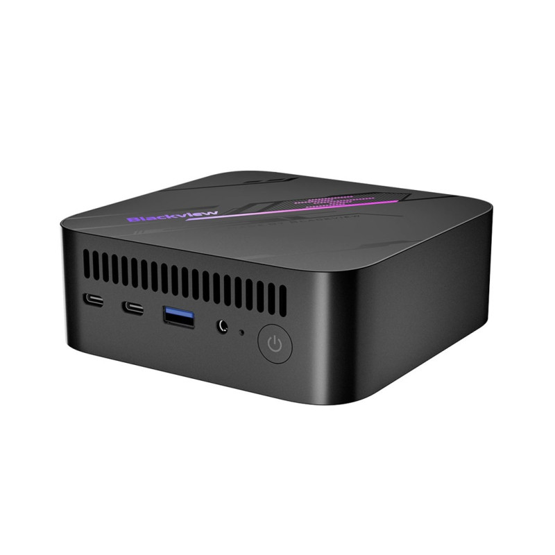 Mini PC - Blackview MP100 Pro Ryzen 5 7430U 16GB SSD512 Windows 11 Pro Juodas