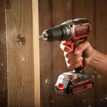 Belaidis gręžtuvas - Black &amp; Decker BL186KB-QW Belaidis Gręžtuvas 1650 RPM 52 N m Juodas