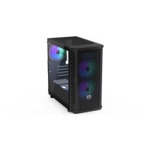 PC Korpusas - ENDORFY Signum M30 Micro ATX, Grūdintas Stiklas, ARGB, Juoda