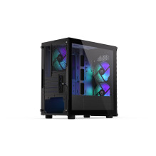 PC Korpusas - ENDORFY Signum M30 Micro ATX, Grūdintas Stiklas, ARGB, Juoda