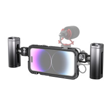 Mobilus Vaizdo Narvas - SmallRig 4078 Dviejų Rankų Rinkinys iPhone 14 Pro Max Juodas