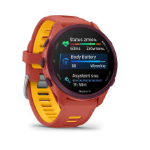 Garmin Forerunner 170 Music, Red Pink with Red Pink / Mango Band