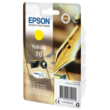 Cartridge - Epson Ink No 16 (C13T16244012, Yellow)