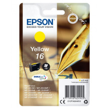 Kasetė - Epson Ink No 16 (C13T16244012, Geltona)