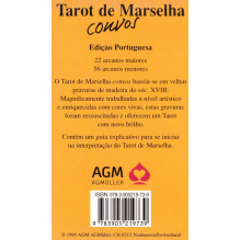 Taro kortų rinkinys - Marselio Tarot Convos 78 Kortos 7.5x12.5 cm 238 g