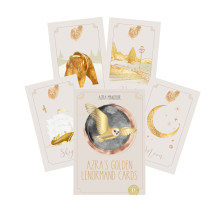 Oracle Cards - Azra Golden Lenormand 36 Cards 140 Pages Booklet Made in Germany