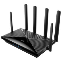 „Cudy P5“ belaidis maršrutizatorius, gigabito eternetas, dviejų dažnių (2,4 GHz / 5 GHz), 5G, juodas