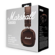 Belaidės ausinės Marshall Major IV rudos
