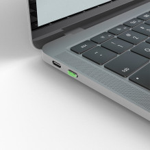 USB Accessory - LINDY USB C Port Blocker Set, 4 pcs. + key, Green