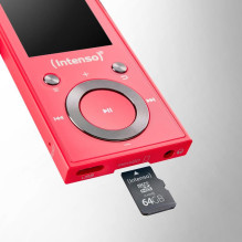 MP3 PLAYER 64GB PINK / 3717493 INTENSO